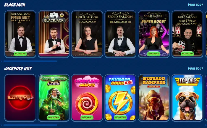 SG Jeux live